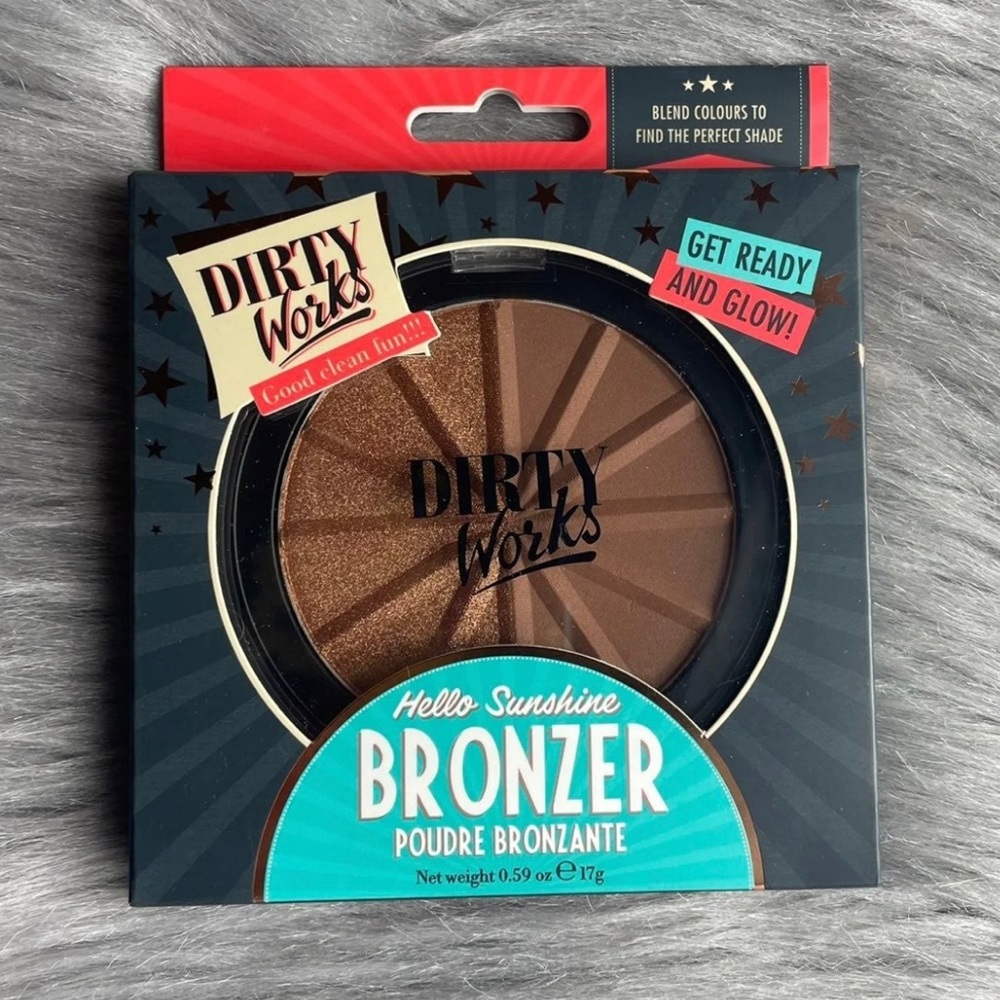 NEW Dirty Works half and half bronzer